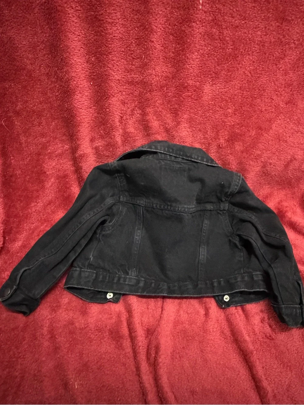 Old Navy Black Girls' Embellished Denim Jacket